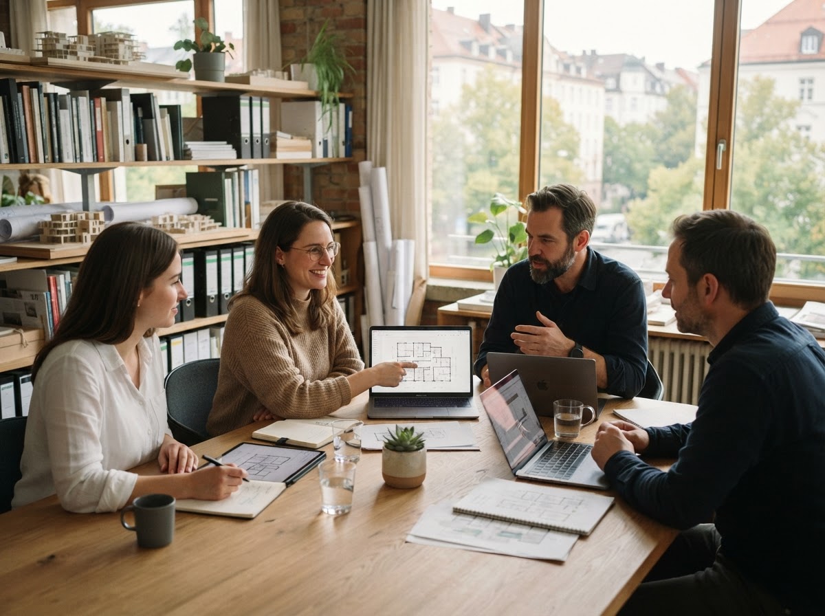 Durveñal Team bei der Arbeit an Datenmodellen für Finanzentscheidungen